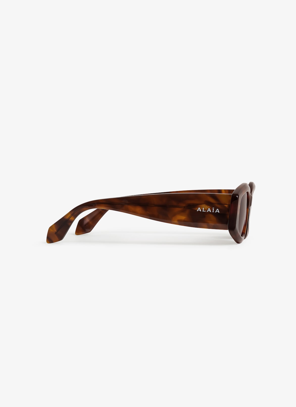 OVAL SUNGLASSES ALAÏA BROWN OVAL SUNGLASSES
